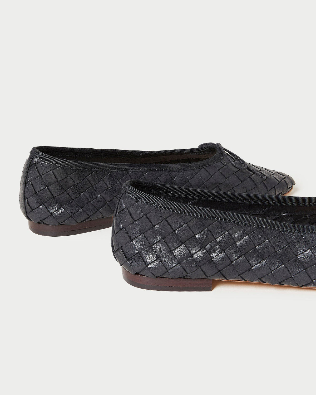 Loeffler Randall Popular | Landry Black Woven Ballet Flat