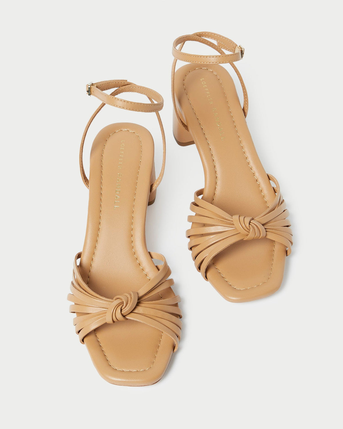 Loeffler Randall Essential | Olivia Dune Knot Mid-Heel Sandal