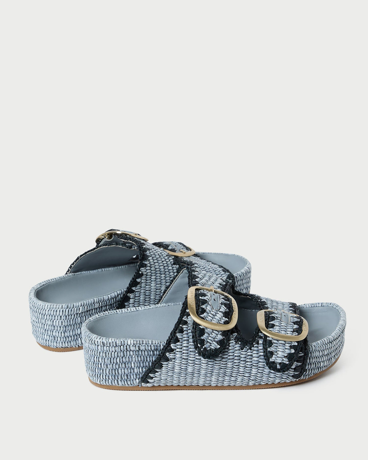 Loeffler Randall Deals | Theo Blue Two-Band Sandal