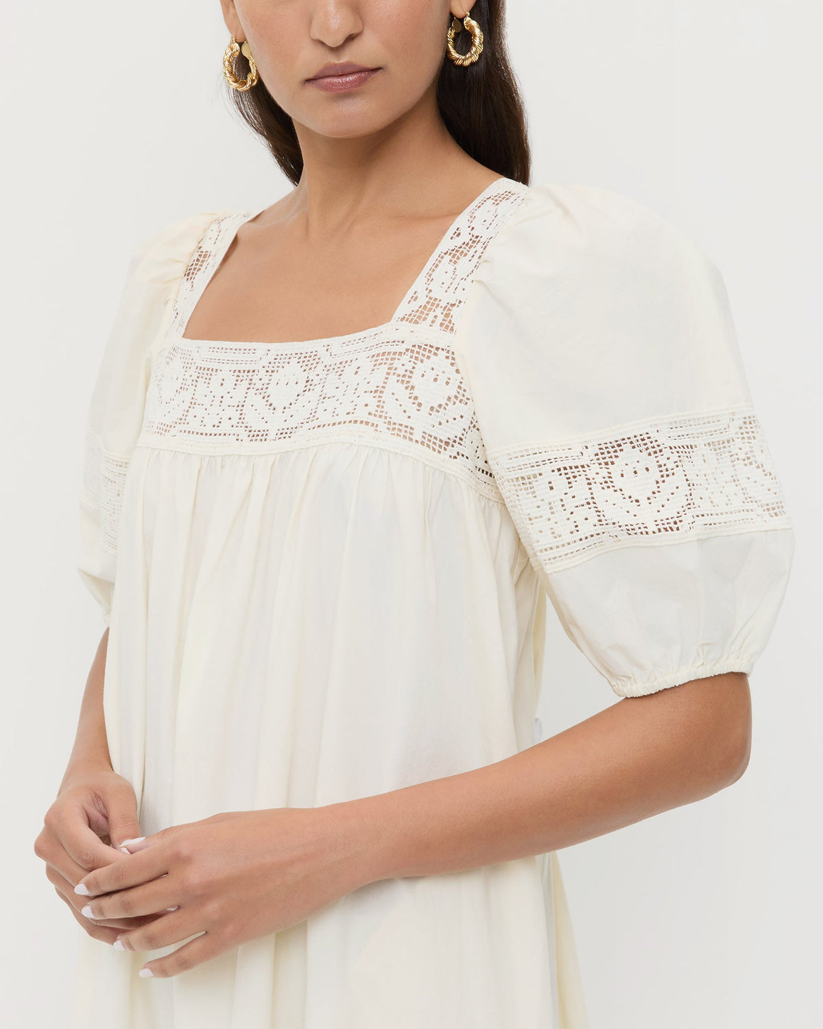 Loeffler Randall Hot Sale | Jo Puff-Sleeve Dress