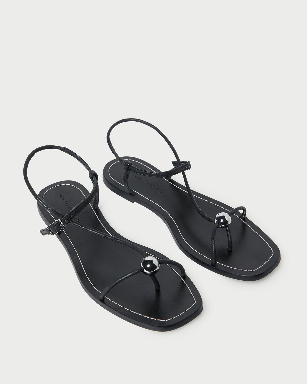 Loeffler Randall Best Seller | Lara Black Leather Sandal