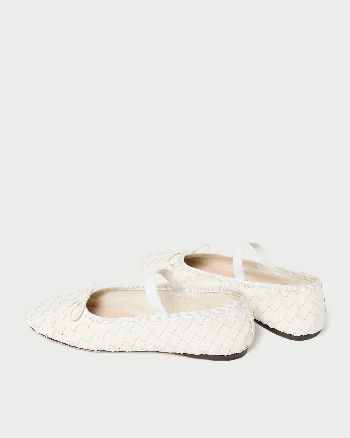 Loeffler Randall Trusted | Leonie Cream Woven Ballet Flat