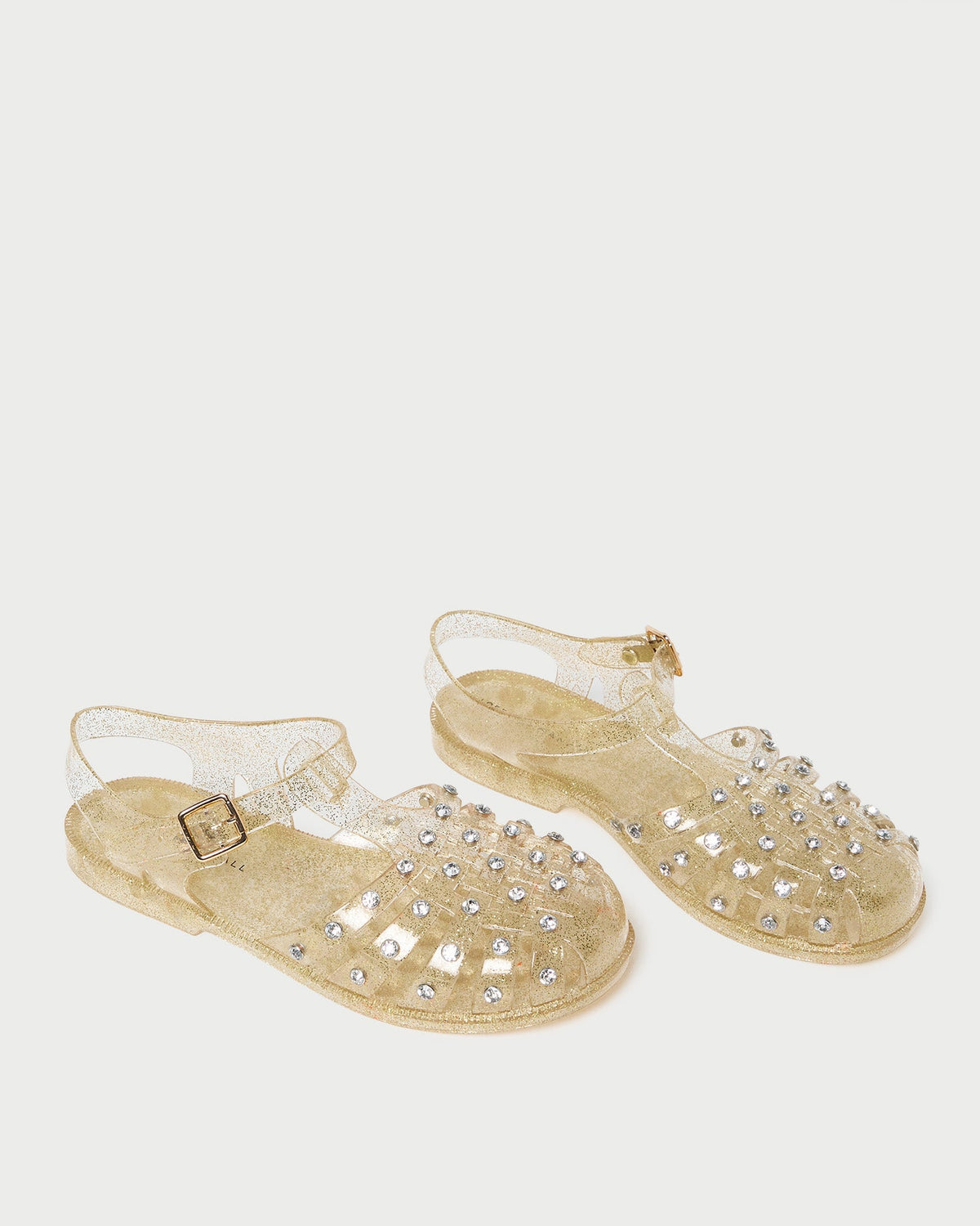 Loeffler Randall Signature | Rhys Champagne Glitter Jelly Sandal