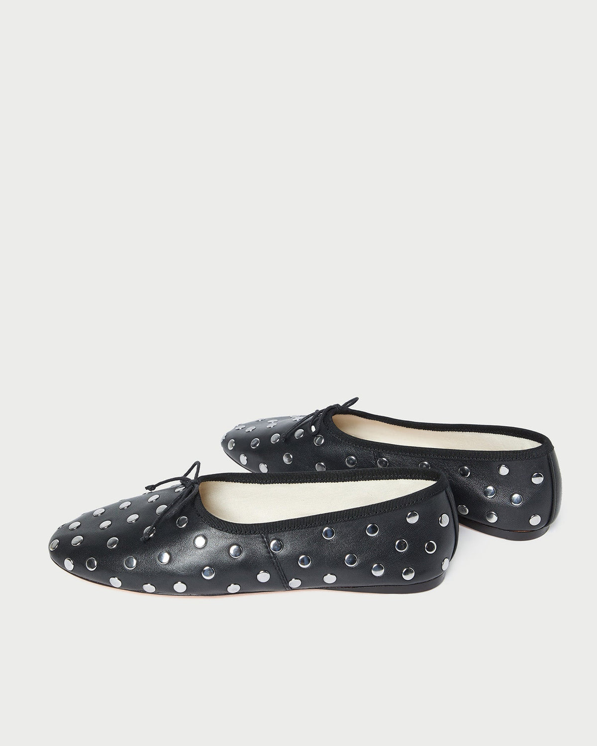 Loeffler Randall Smart Buy | Landon Black/Silver Ballet Flat