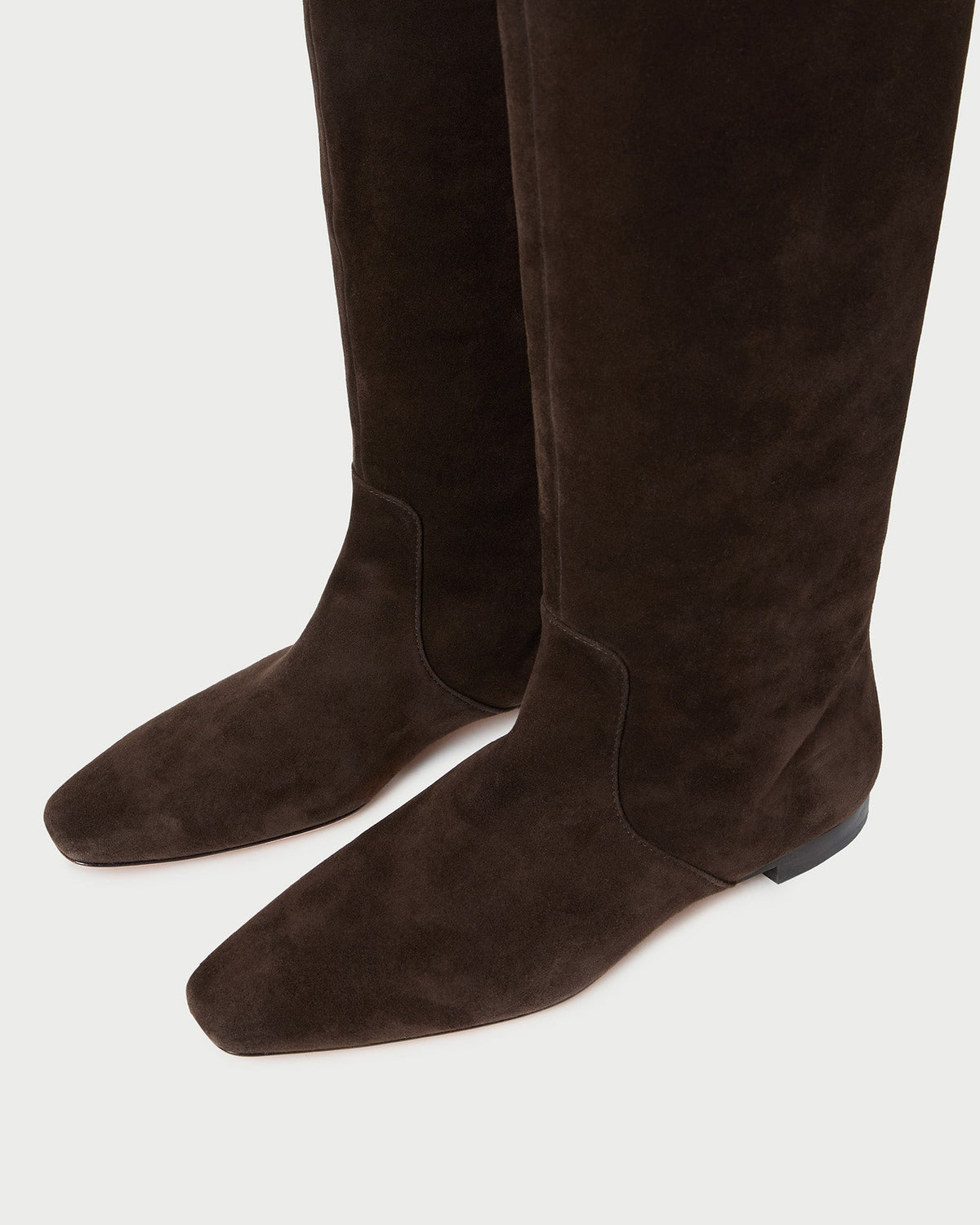 Loeffler Randall Best Price | Lillian Brown Suede Tall Boot