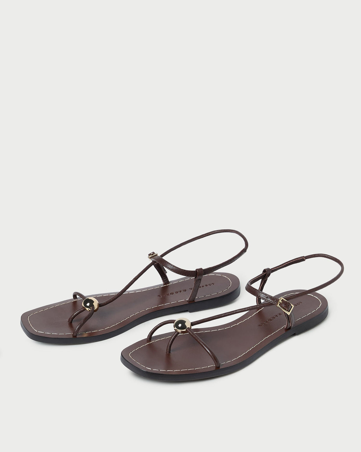 Loeffler Randall Customer Favorite | Lara Espresso Leather Sandal