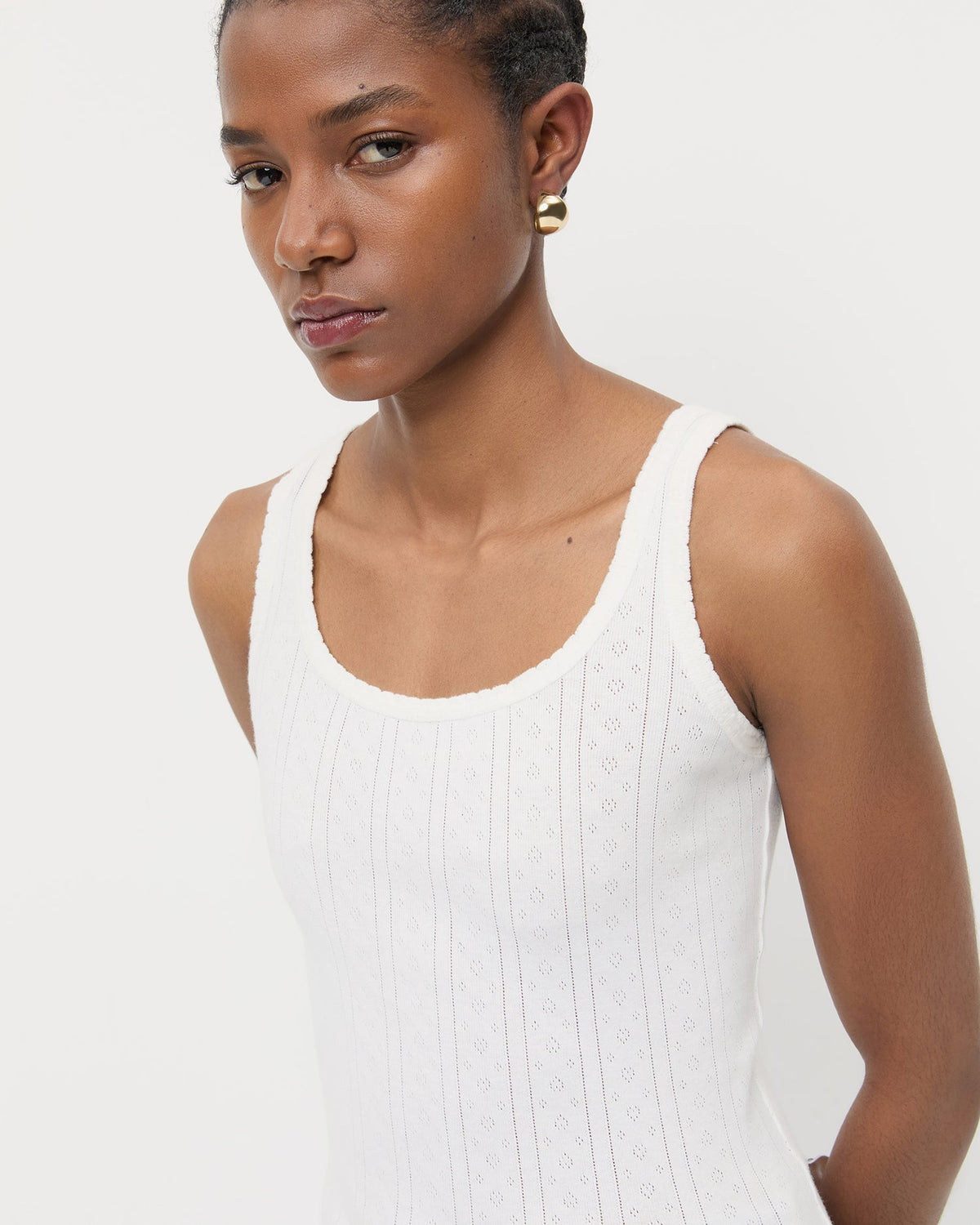 Loeffler Randall Exclusive | Rylee Pointelle Tank Top