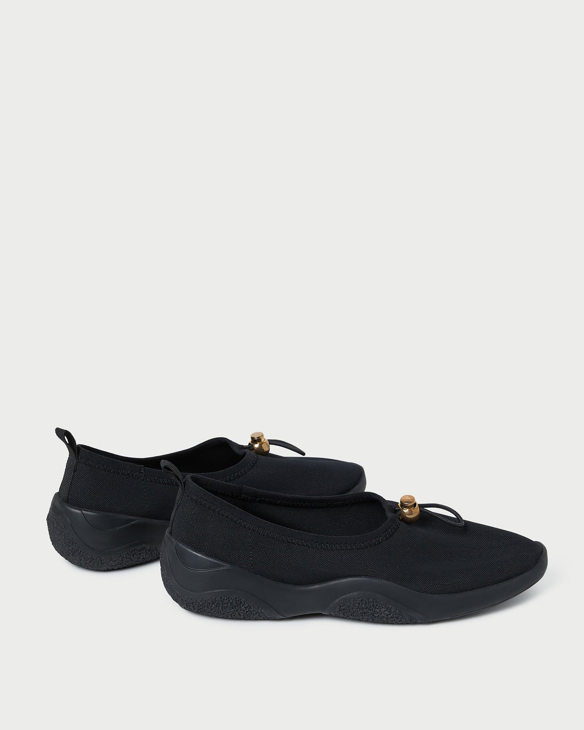 Loeffler Randall Top Pick | Raina Black Mesh Flat