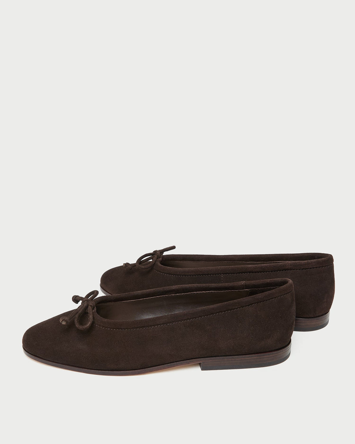 Loeffler Randall Latest | Noelle Brown Suede Ballet Flat