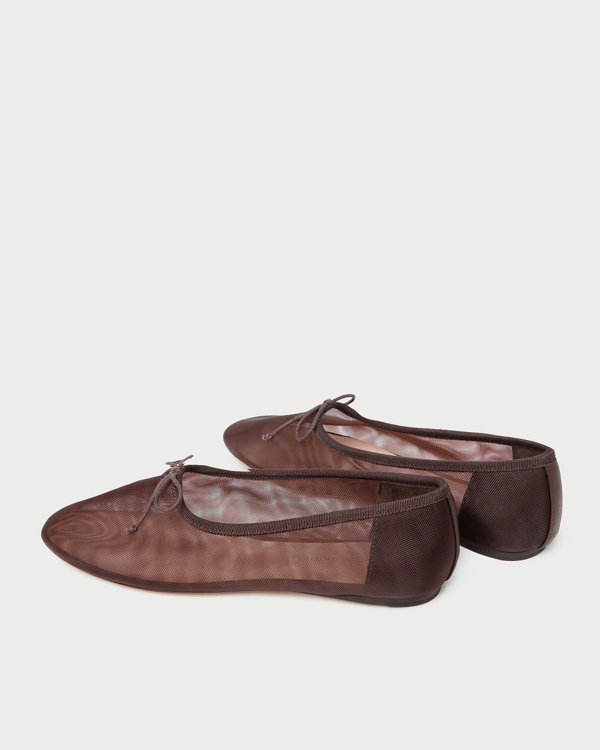 Loeffler Randall Best Seller | Landon Chocolate Mesh Ballet Flat
