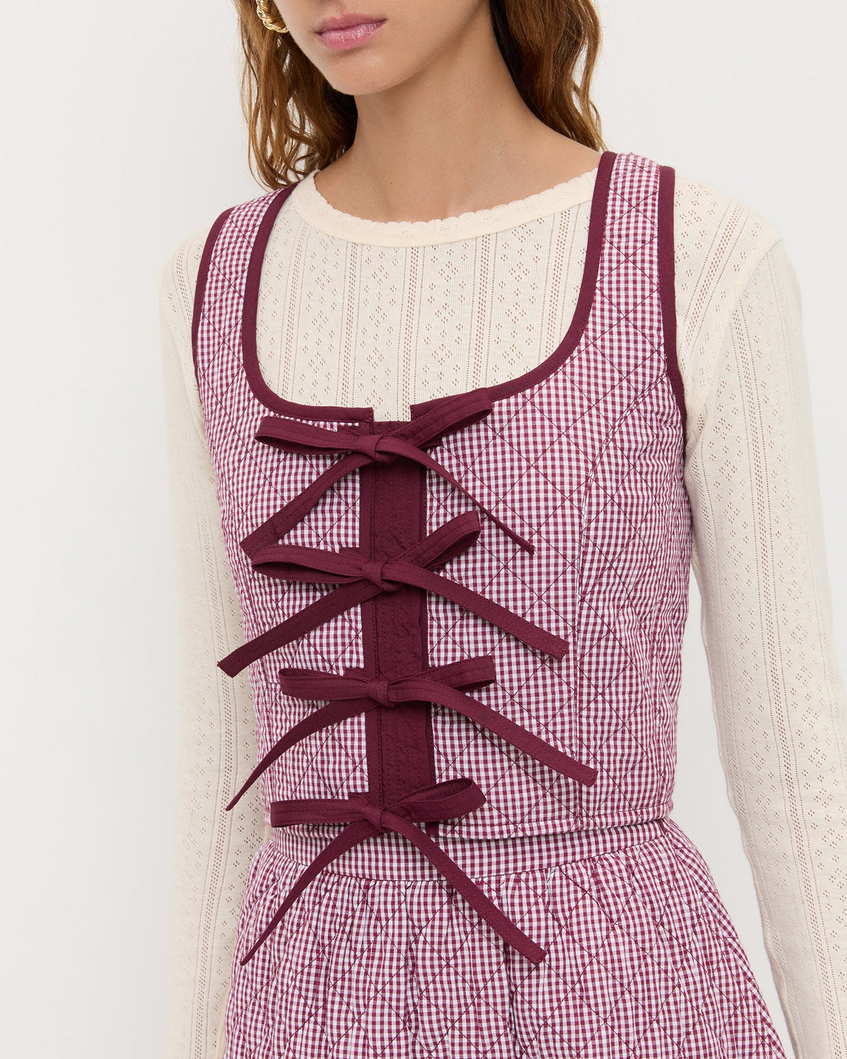 Loeffler Randall Latest | Callista Tie-Front Vest