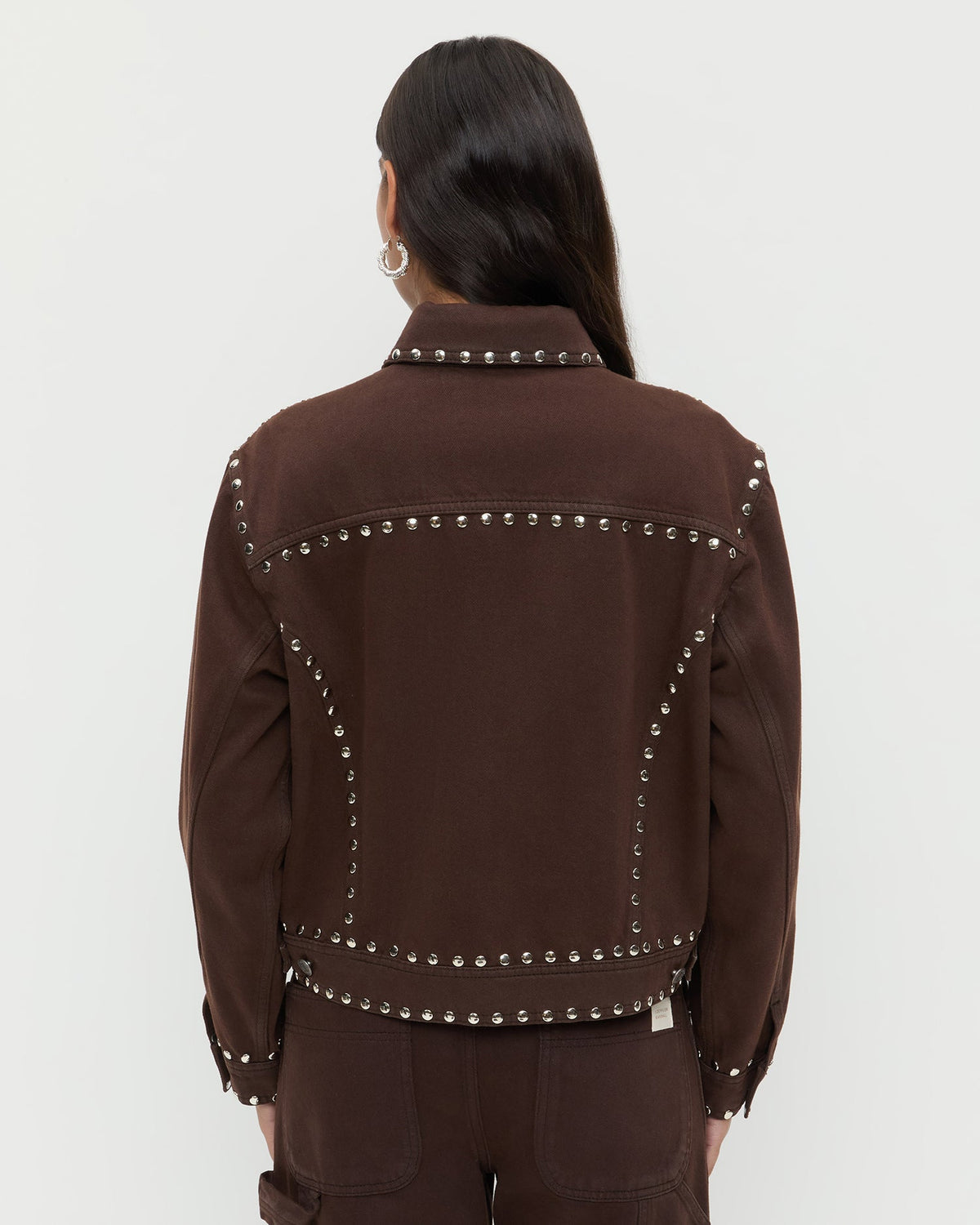 Loeffler Randall Premium | Elijah Studded Denim Jacket