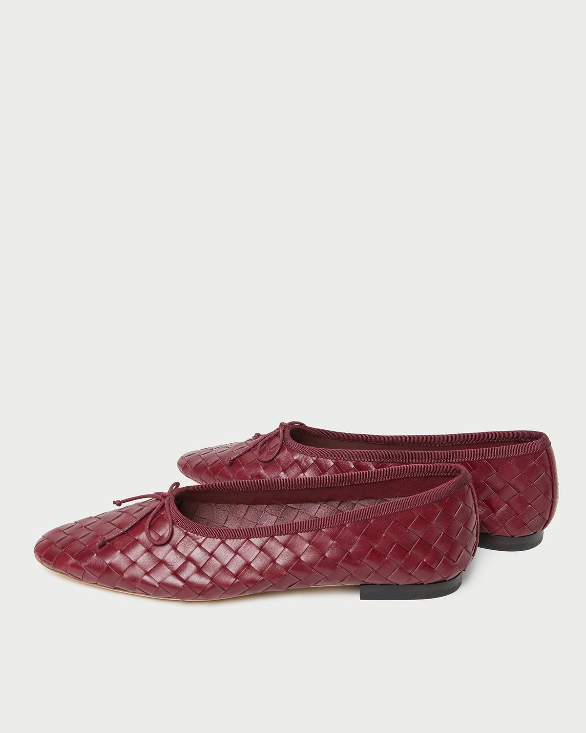 Loeffler Randall Popular | Landry Wine Woven Ballet Flat