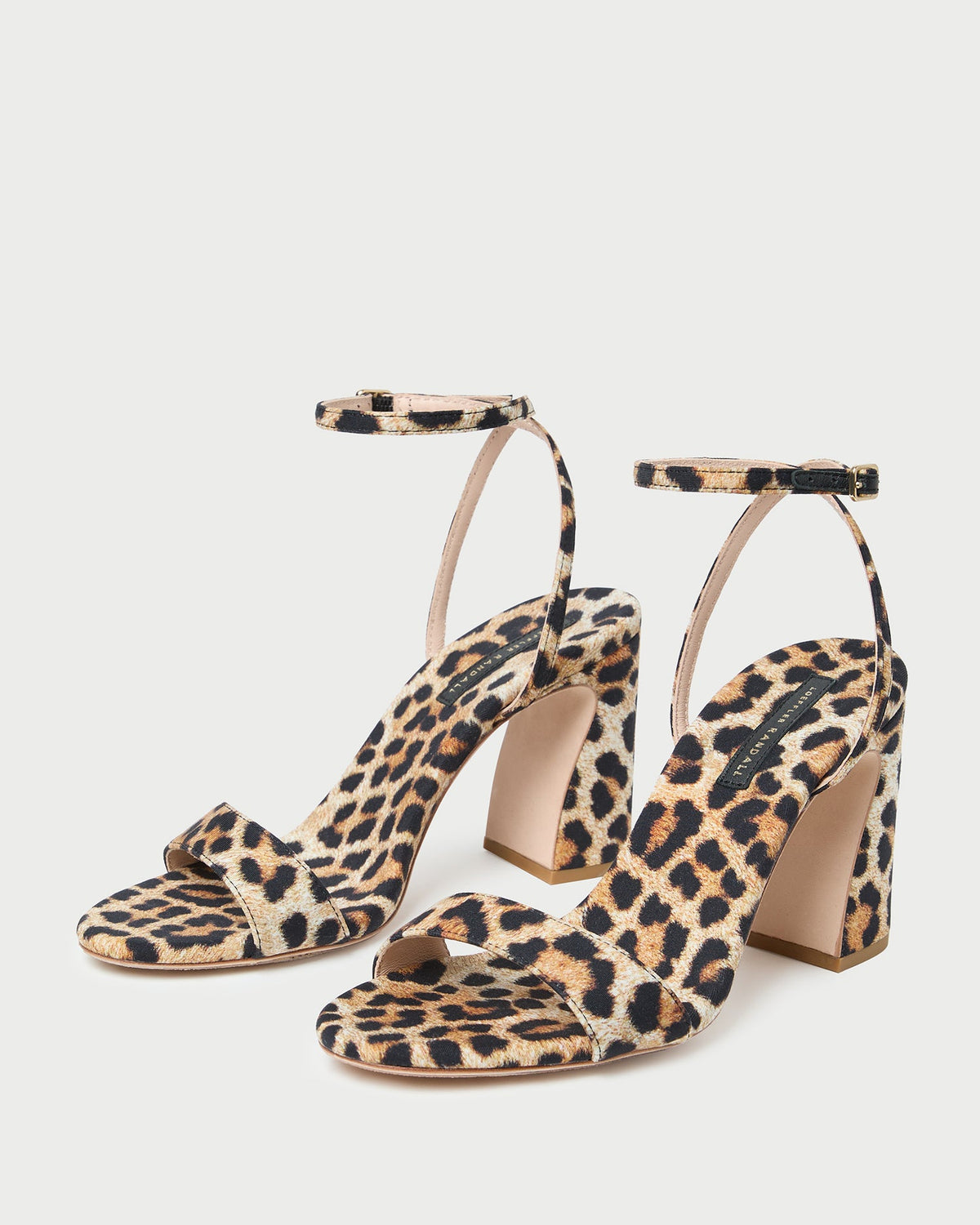 Loeffler Randall Trusted | Malia Leopard Curved-Heel Sandal