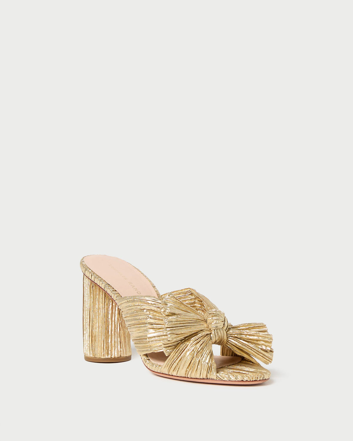 Loeffler Randall Best Seller | Penny Gold Pleated Bow Heel