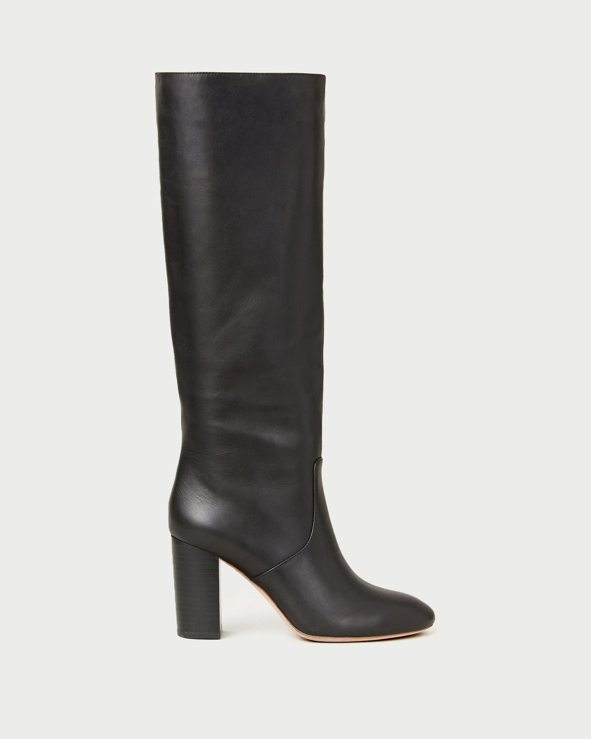 Loeffler Randall Sale | Goldy Black Leather Tall Boot