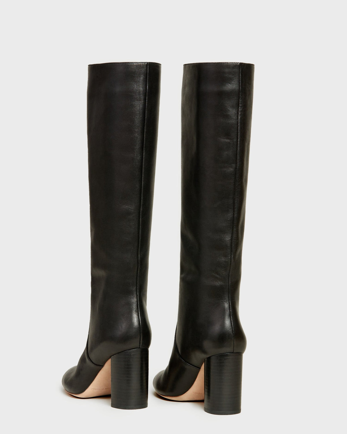 Loeffler Randall Sale | Goldy Black Leather Tall Boot