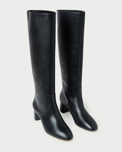 Loeffler Randall Value | Gia Black Leather Tall Boot