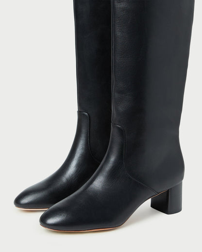 Loeffler Randall Value | Gia Black Leather Tall Boot