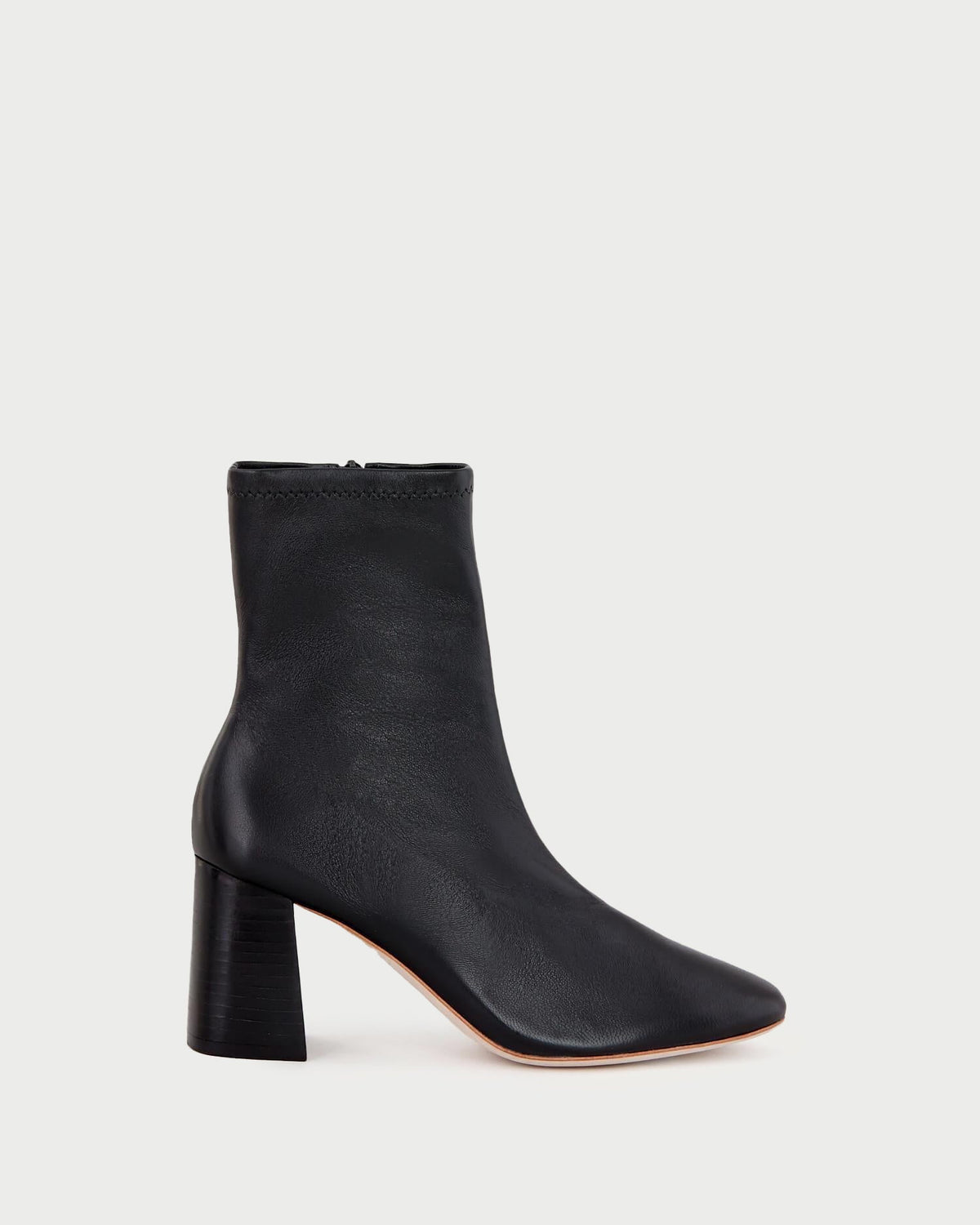 Loeffler Randall Customer Favorite | Elise Black Leather Stretch Bootie