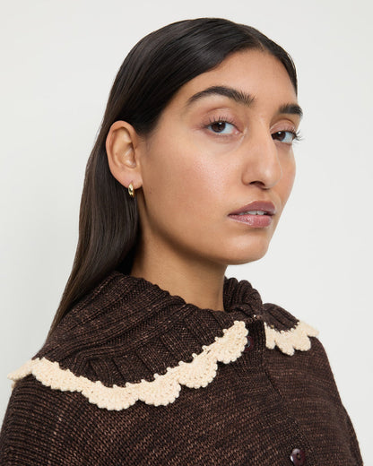 Loeffler Randall Sale | Adeline Gold Mini Dome Hoop Earring