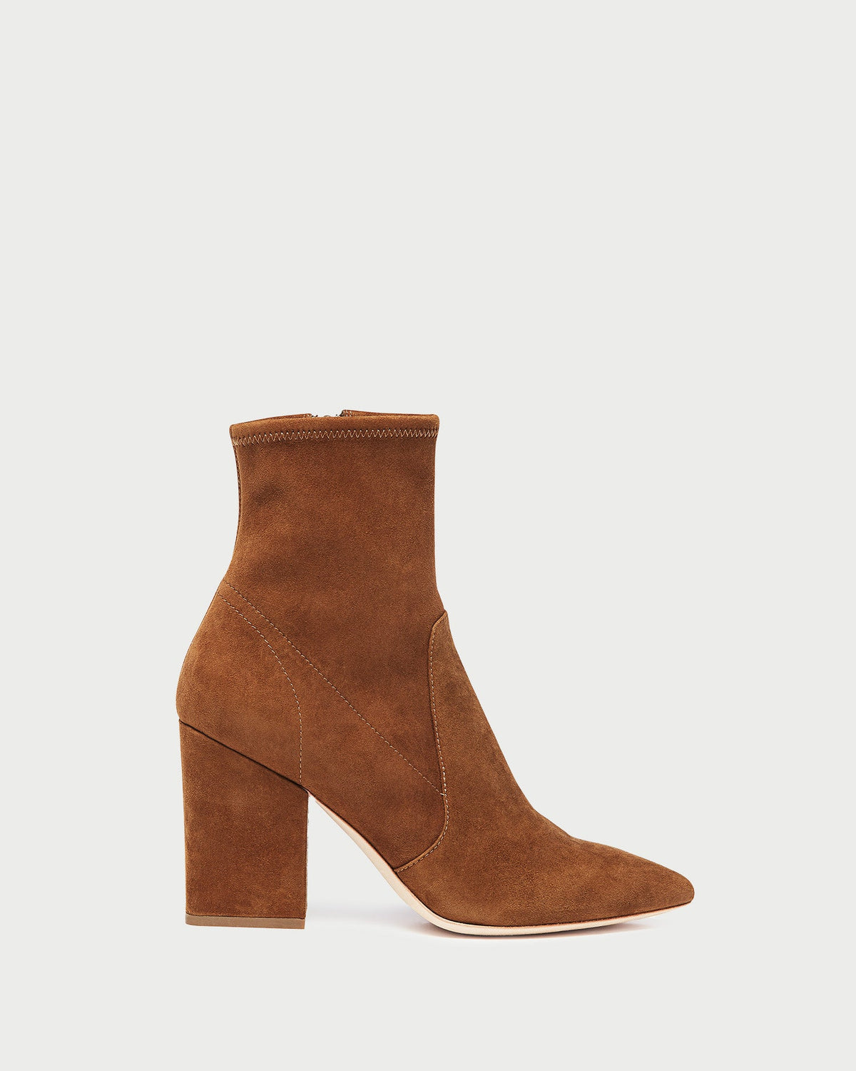 Loeffler Randall Premium | Isla Cacao Suede Ankle Bootie