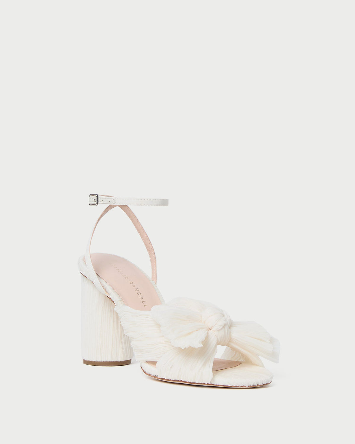 Loeffler Randall Value | Camellia Pearl Pleated Bow Heel