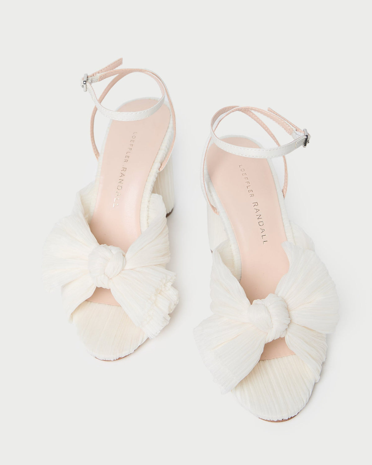 Loeffler Randall Value | Camellia Pearl Pleated Bow Heel