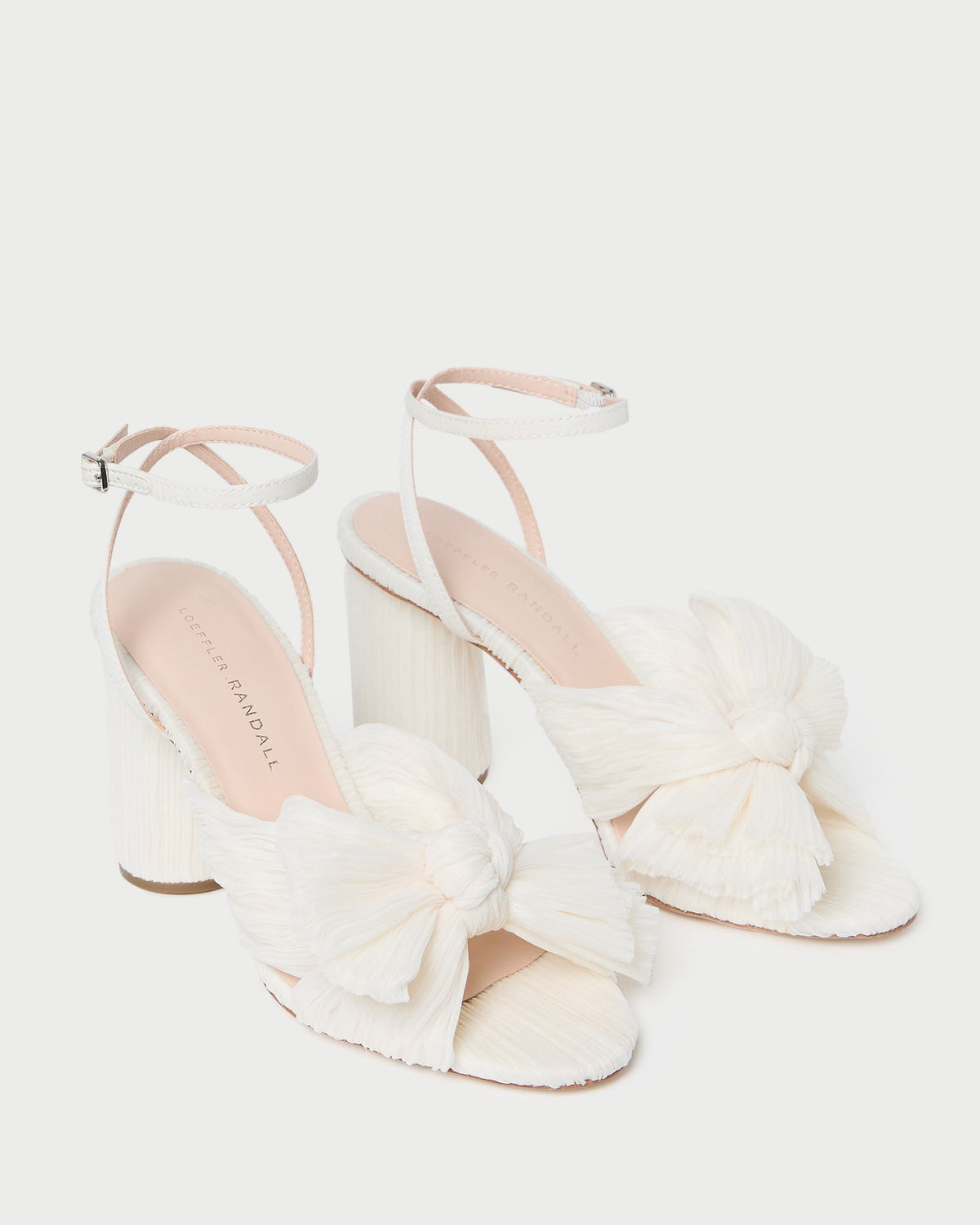 Loeffler Randall Value | Camellia Pearl Pleated Bow Heel