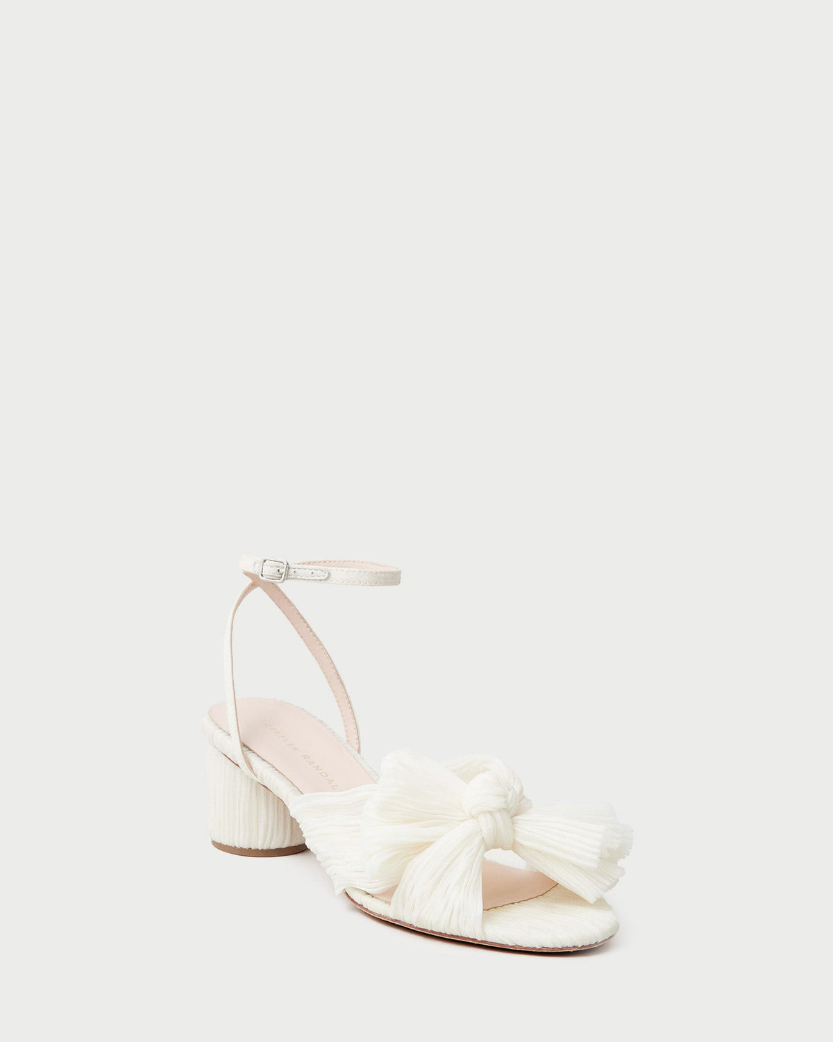 Loeffler Randall Customer Favorite | Dahlia Pearl Pleated Bow Heel