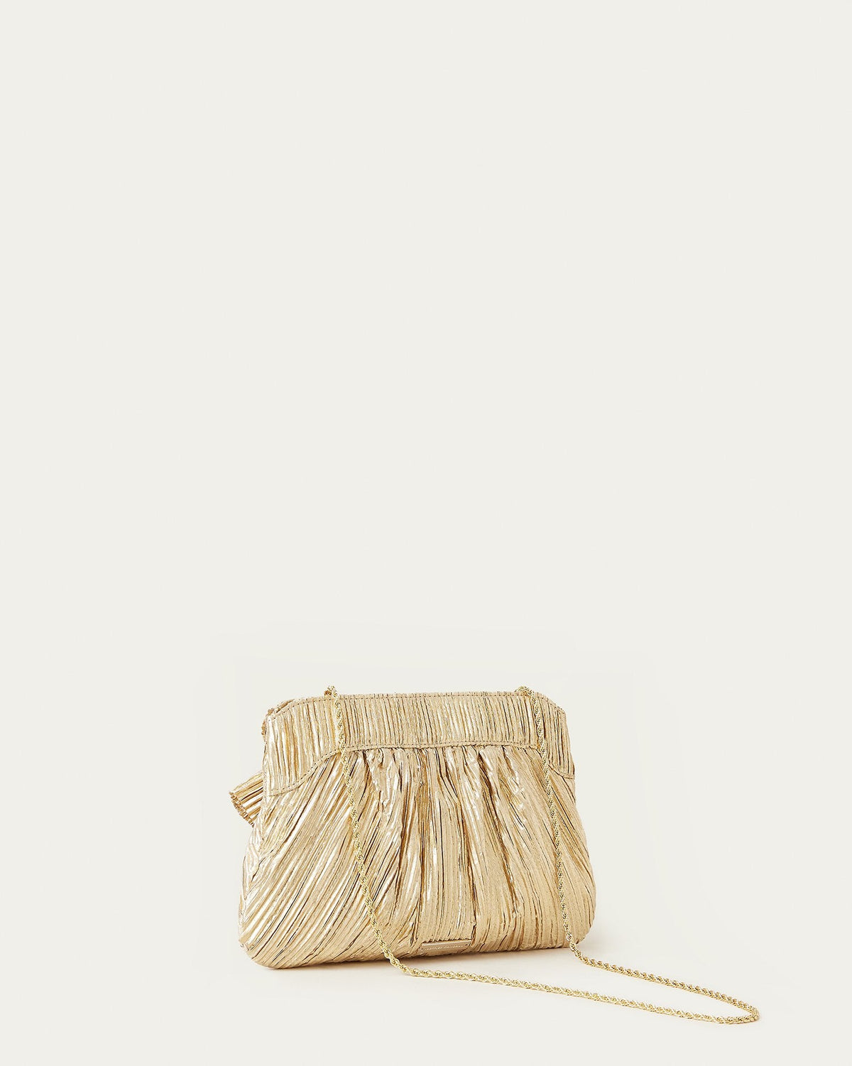 Loeffler Randall Best Price | Rayne Gold Bow Clutch
