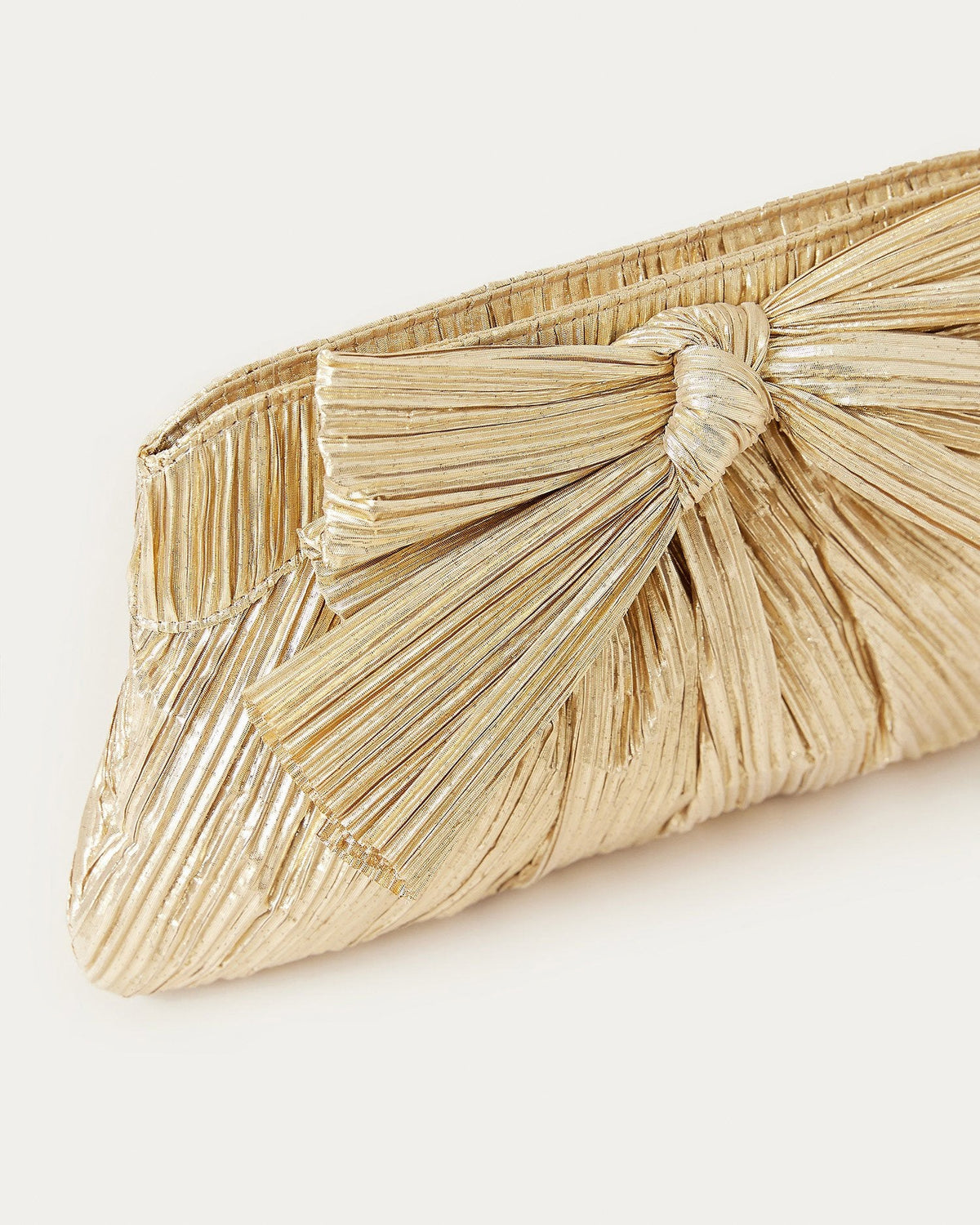 Loeffler Randall Best Price | Rayne Gold Bow Clutch