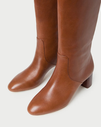 Loeffler Randall Essential | Gia Safari Leather Tall Boot