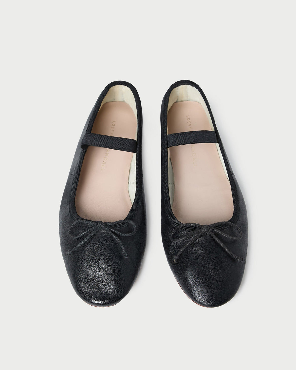 Loeffler Randall Recommended | Leonie Black Leather Ballet Flat