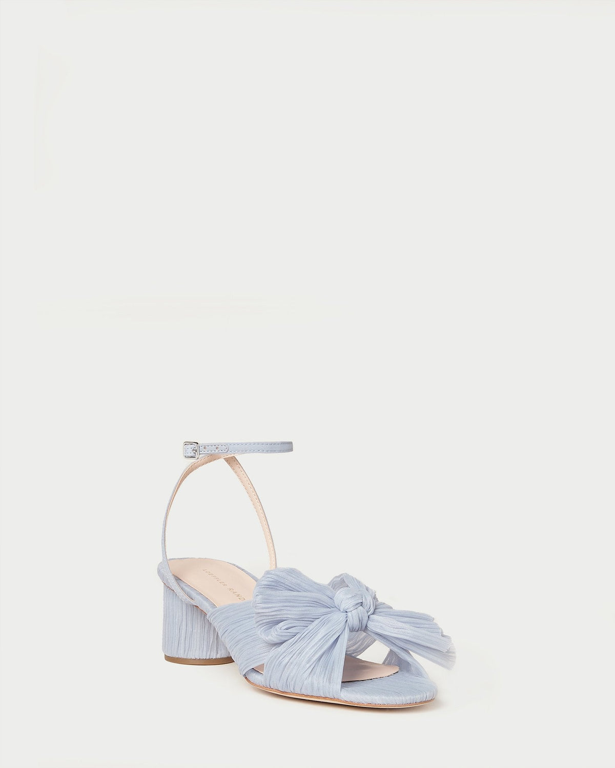 Loeffler Randall Special Offer | Dahlia Blue Pleated Bow Heel
