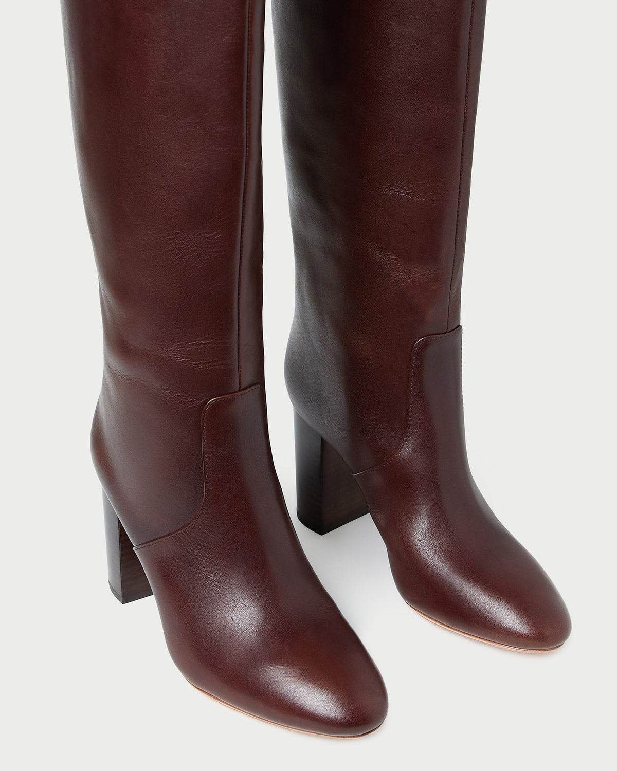 Loeffler Randall Discount | Goldy Espresso Leather Tall Boot
