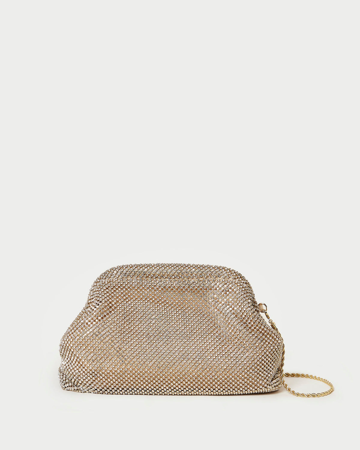 Loeffler Randall Special Offer | Doreen Gold Diamanté Frame Pouch