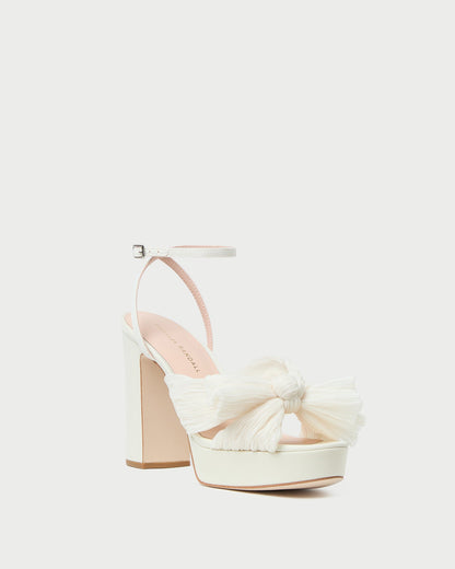 Loeffler Randall Great Value | Natalia Pearl Platform Bow Heel