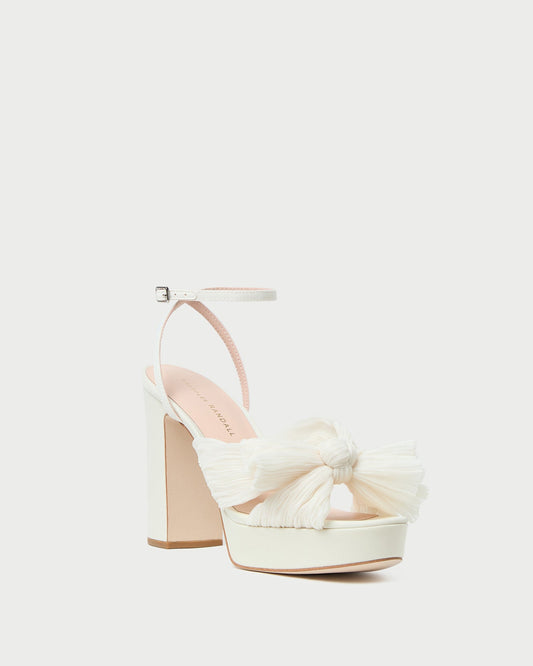 Loeffler Randall Great Value | Natalia Pearl Platform Bow Heel