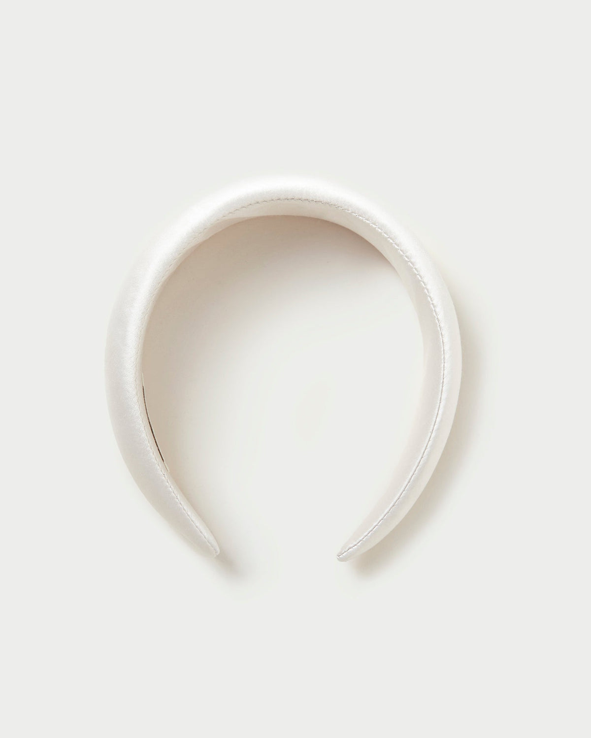 Loeffler Randall Featured | Bellamy Cream Satin Headband