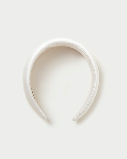 Loeffler Randall Featured | Bellamy Cream Satin Headband