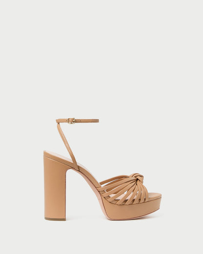 Loeffler Randall Signature | Rivka Dune Knot Platform Sandal