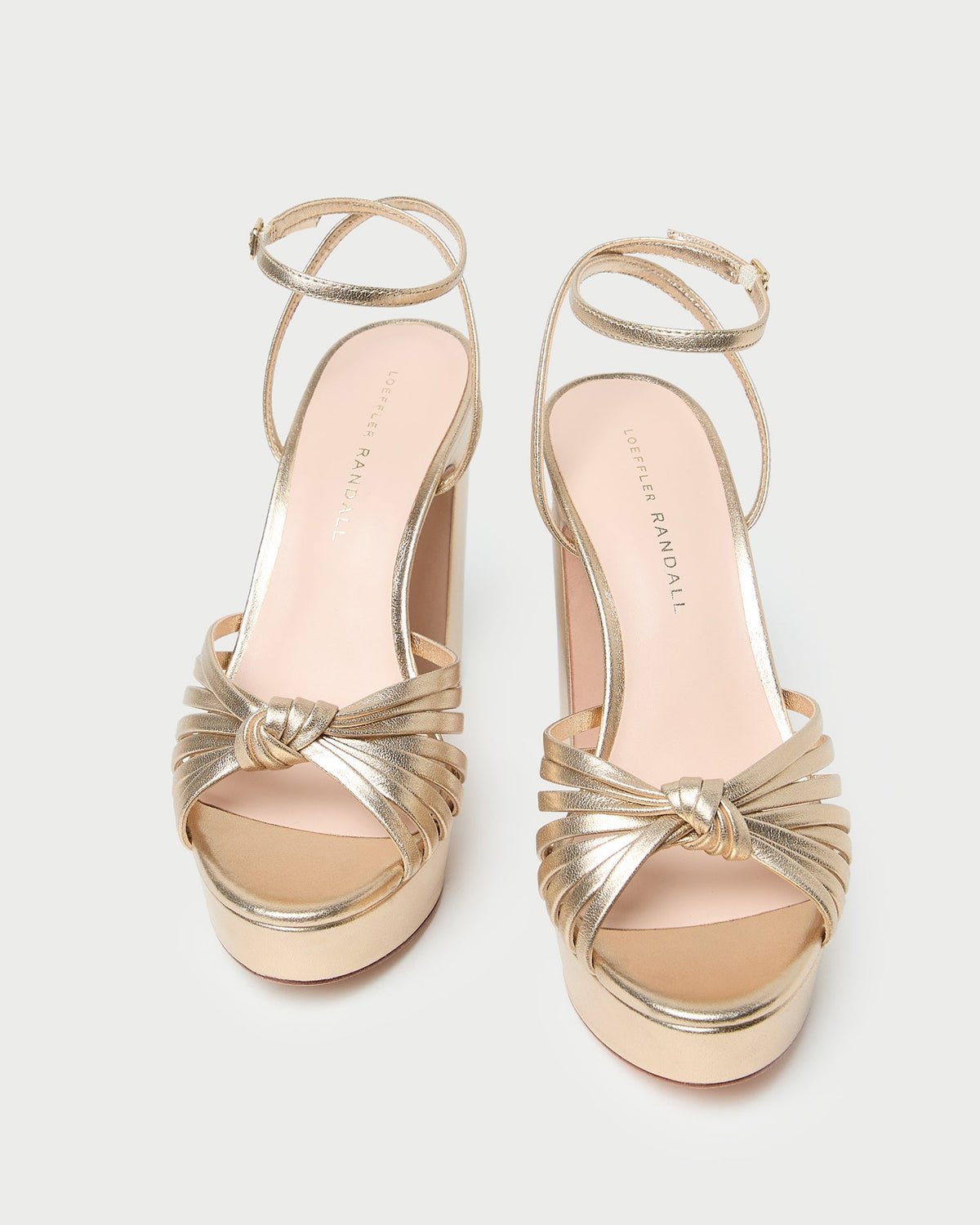 Loeffler Randall Trending | Rivka Champagne Knot Platform Sandal