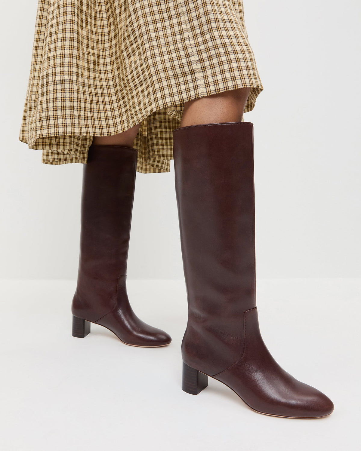 Loeffler Randall Signature | Gia Espresso Leather Tall Boot