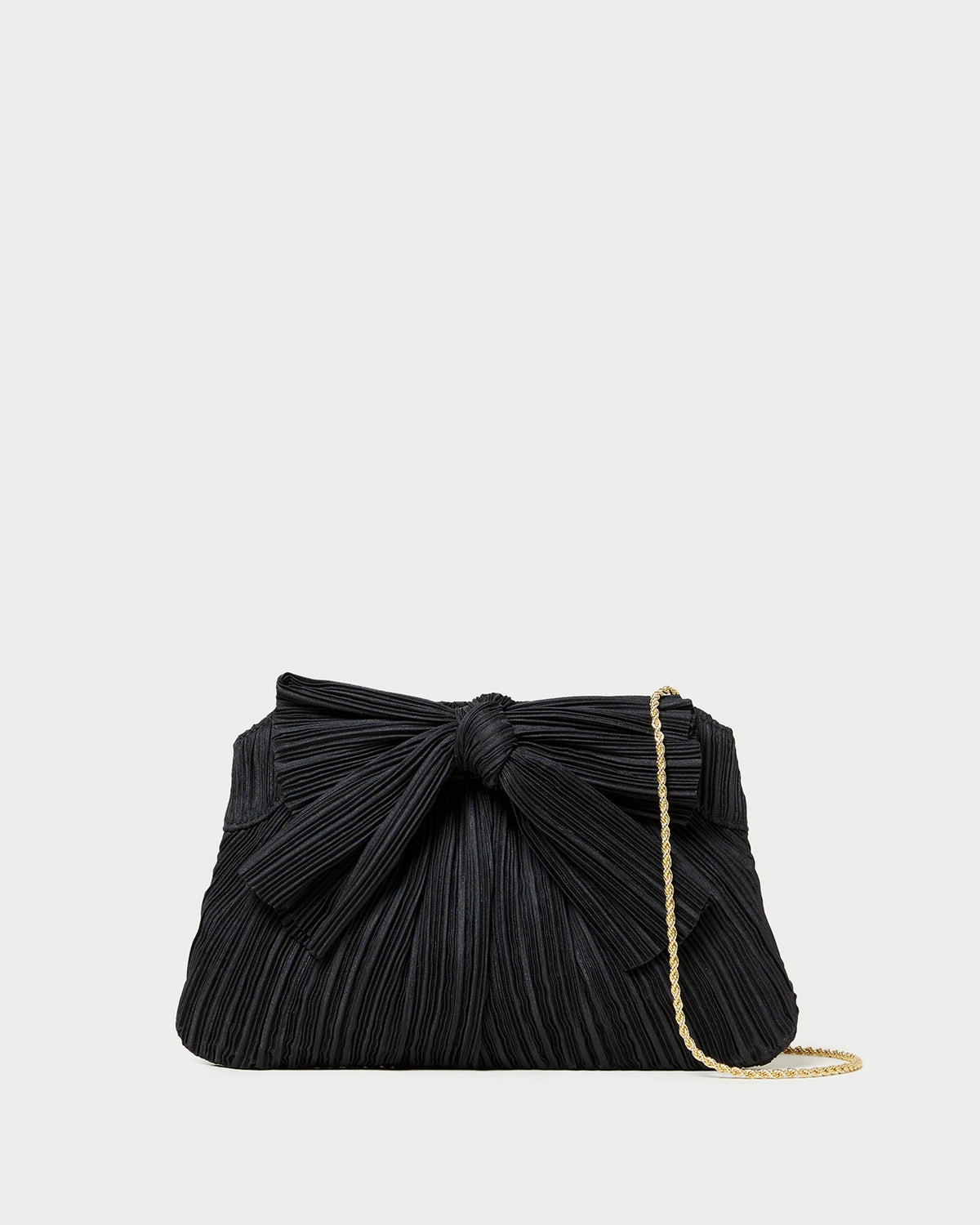 Loeffler Randall Essential | Rayne Black Bow Clutch