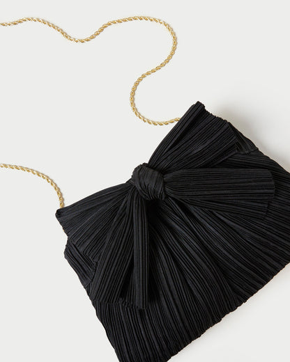 Loeffler Randall Essential | Rayne Black Bow Clutch