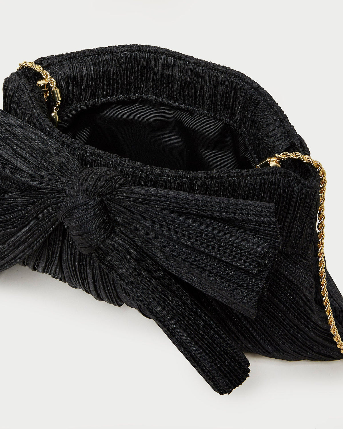 Loeffler Randall Essential | Rayne Black Bow Clutch