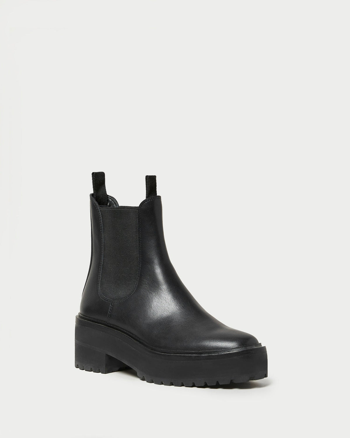 Loeffler Randall Latest | Reggie Black Leather Chelsea Boot