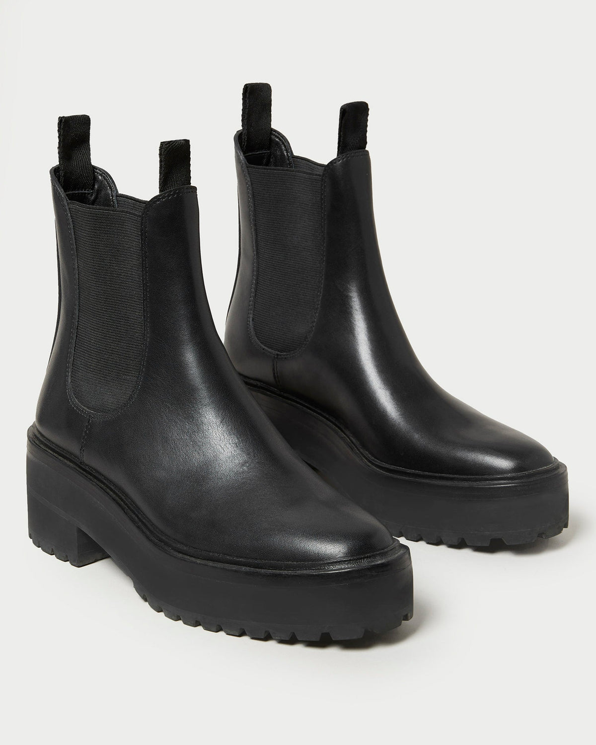 Loeffler Randall Latest | Reggie Black Leather Chelsea Boot