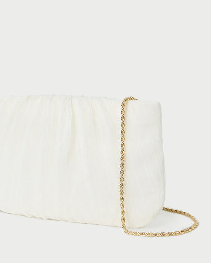 Loeffler Randall Customer Favorite | Brit Pearl Flat Pleated Clutch